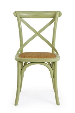 Sale Bizzotto SEDIA IN LEGNO VERDE - CROSS