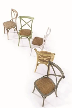 Sale Bizzotto SEDIA IN LEGNO VERDE - CROSS