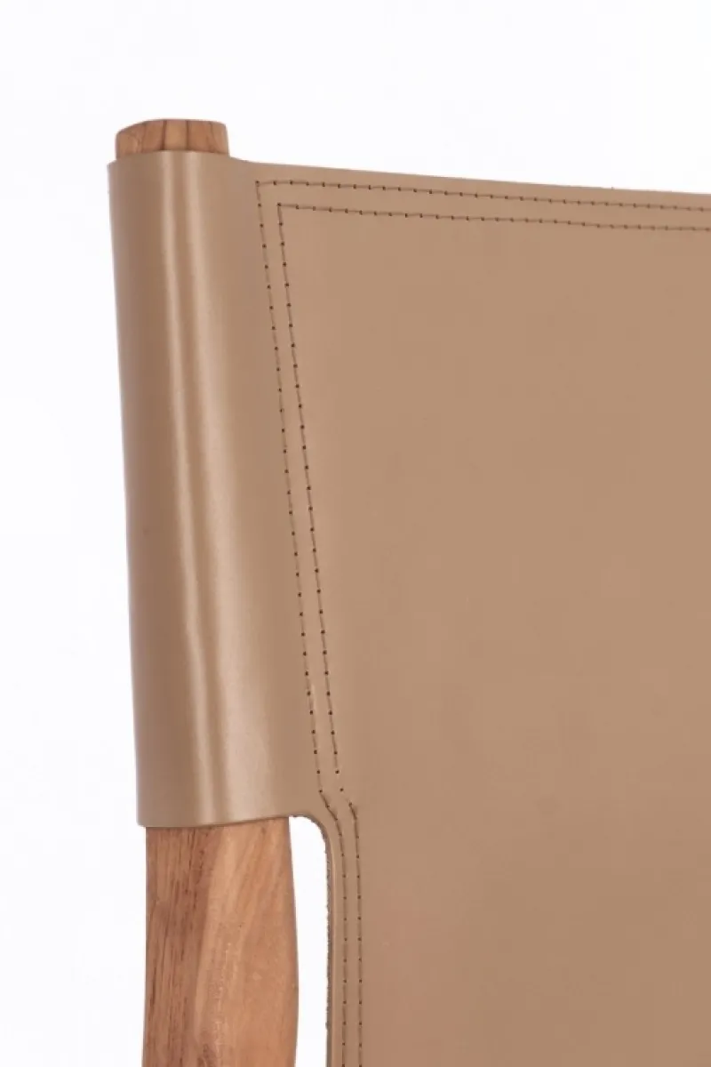 Sale Bizzotto SEDIA IN PELLE TORTORA - CAROLINE