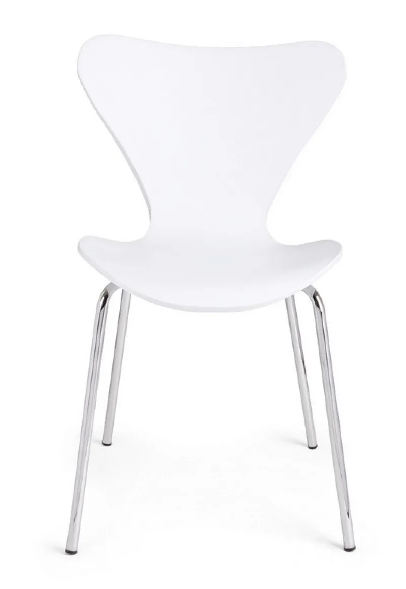 Bizzotto SEDIA IN PLASTICA BIANCA - TESSA