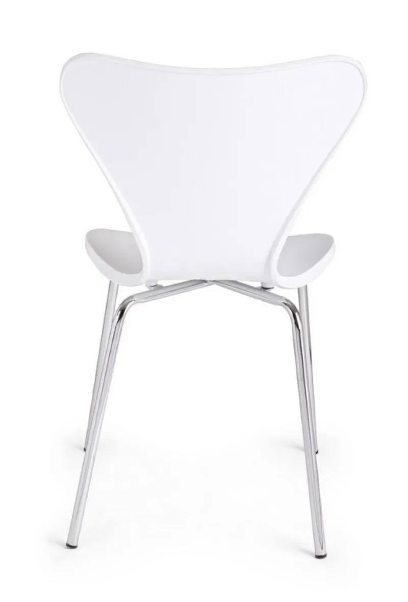 Bizzotto SEDIA IN PLASTICA BIANCA - TESSA