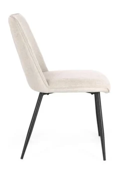 Clearance Bizzotto SEDIA IN TESSUTO BEIGE - CORA