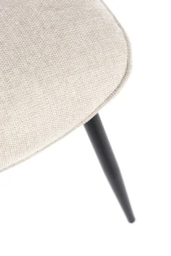 Clearance Bizzotto SEDIA IN TESSUTO BEIGE - CORA