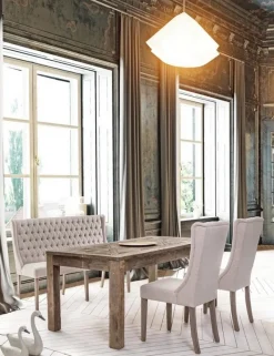 Discount Bizzotto SEDIA IN TESSUTO BEIGE - COLUMBIA