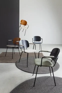 Online Bizzotto SEDIA IN TESSUTO VERDE - SIENNA