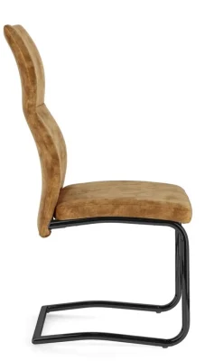 Discount Bizzotto SEDIA IN VELLUTO GIALLO - THELMA