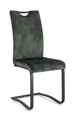 New Bizzotto SEDIA IN VELLUTO VERDE SCURO - KENNETH