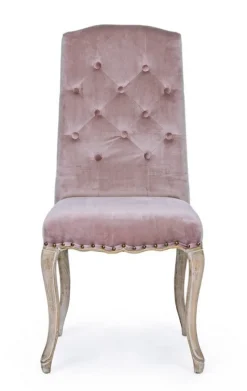 New Bizzotto SEDIA IN VELLUTO WOODROSE - DIVA