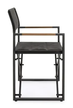 Hot Bizzotto SEDIA REGISTA IN ALLUMINIO PIEGHEVOLE ANTRACITE YK13 - LAGUN