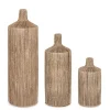 Hot Bizzotto SET3 BOTTIGLIA DECOR PHETRA TO NATURALE