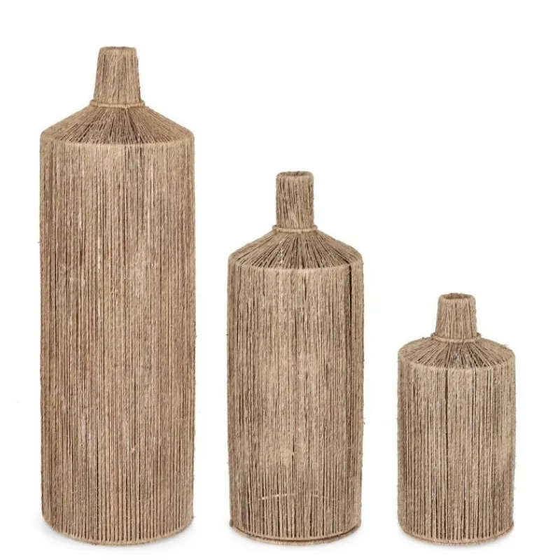 Hot Bizzotto SET3 BOTTIGLIA DECOR PHETRA TO NATURALE