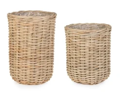 New Bizzotto SET2 CESTA JEFRI OV NATURALE