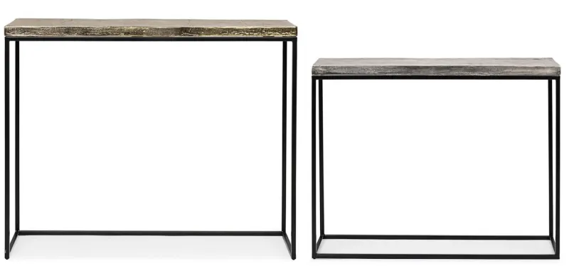 New Bizzotto SET2 CONSOLLE IN METALLO - AMIRA