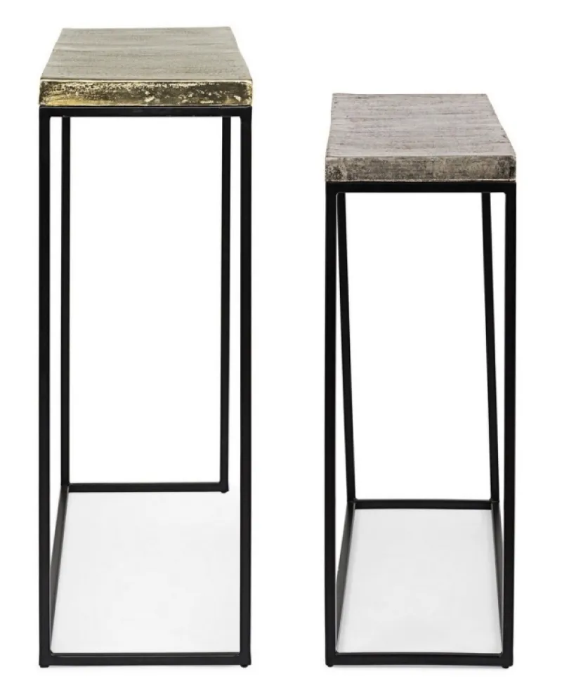 New Bizzotto SET2 CONSOLLE IN METALLO - AMIRA
