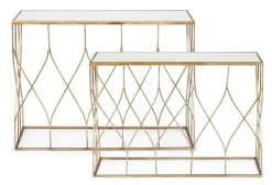 Hot Bizzotto SET2 CONSOLLE IN METALLO - ELENOR