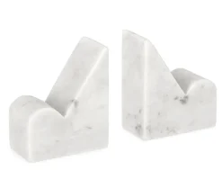 Online Bizzotto SET2 DECORAZIONE KANDY MARMO BIANCO H12