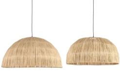 Sale Bizzotto SET2 PARALUME LAMPADARIO BAGAN NATURALE