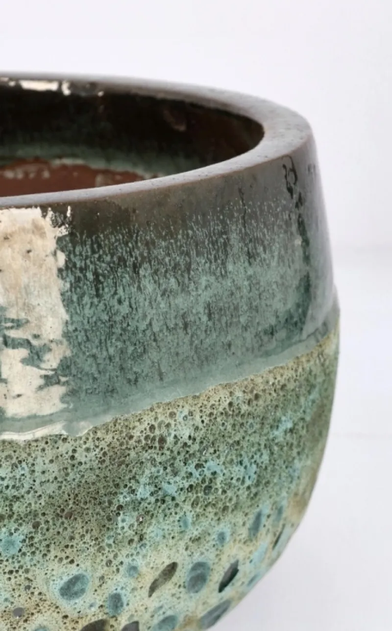 Best Bizzotto SET2 P.VASO DUYEN CIOTOLA VERDE GIADA