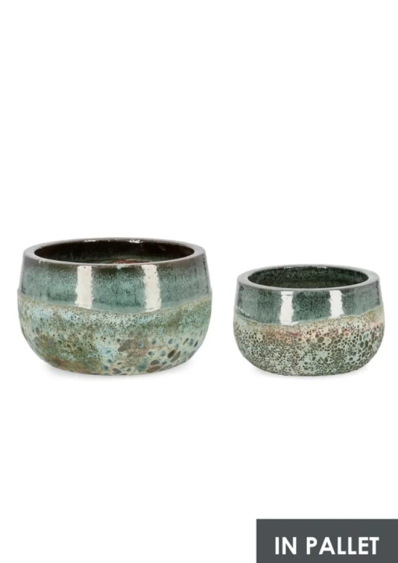 Best Bizzotto SET2 P.VASO DUYEN CIOTOLA VERDE GIADA