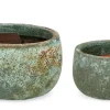 Sale Bizzotto SET2 P.VASO DUYEN TO VERDE