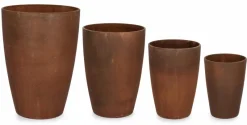 Best Bizzotto SET4 P.VASO MEILI TONDO RUSTY
