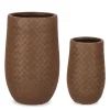 Sale Bizzotto SET2 P.VASO RHOMBUS BOMB ALTO RUSTY