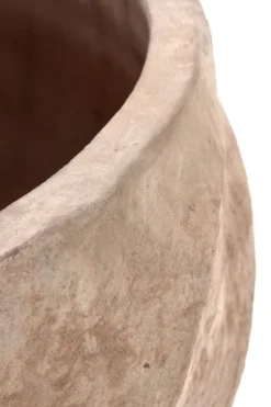 Hot Bizzotto SET2 P.VASO TEIDE BASS TERRACOTTA BRUNIT