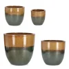 Discount Bizzotto SET3 P.VASO THRAN MELANGE OCRA