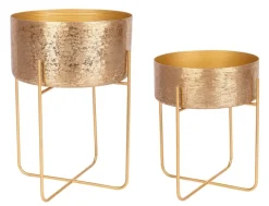 Hot Bizzotto SET2 P.VASO VARANASI STAND TO ORO