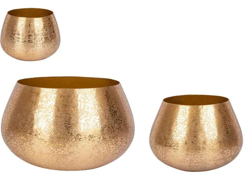 Sale Bizzotto SET3 P.VASO VARANASI TO ORO