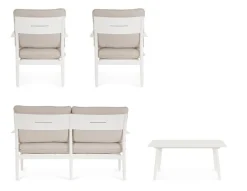 Bizzotto SET4 SALOTTO C-C NEBULA VAPOR YK15