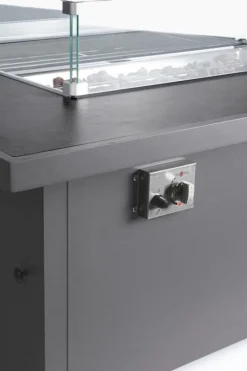 Discount Bizzotto SET4 SALOTTO IN ALLUMINIO ANTRACITE PG61 - HENDRIX