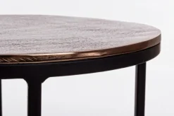 Outlet Bizzotto SET3 TAVOLINI IN ALLUMINIO - TAHIR