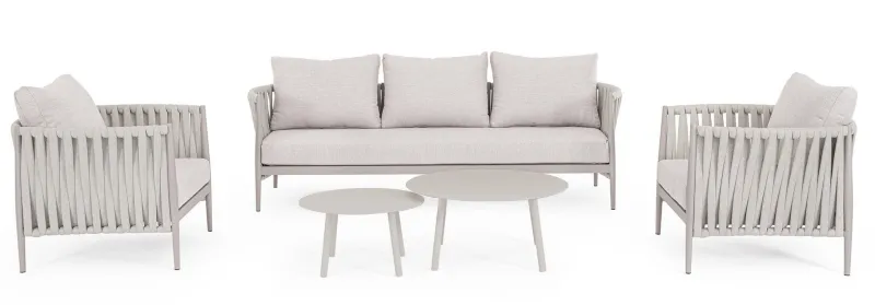 Hot Bizzotto SET2 TAVOLINI IN CORDA MOON WG24 - AMINTA