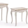 Outlet Bizzotto SET3 TAVOLINI IN LEGNO - CLARISSE
