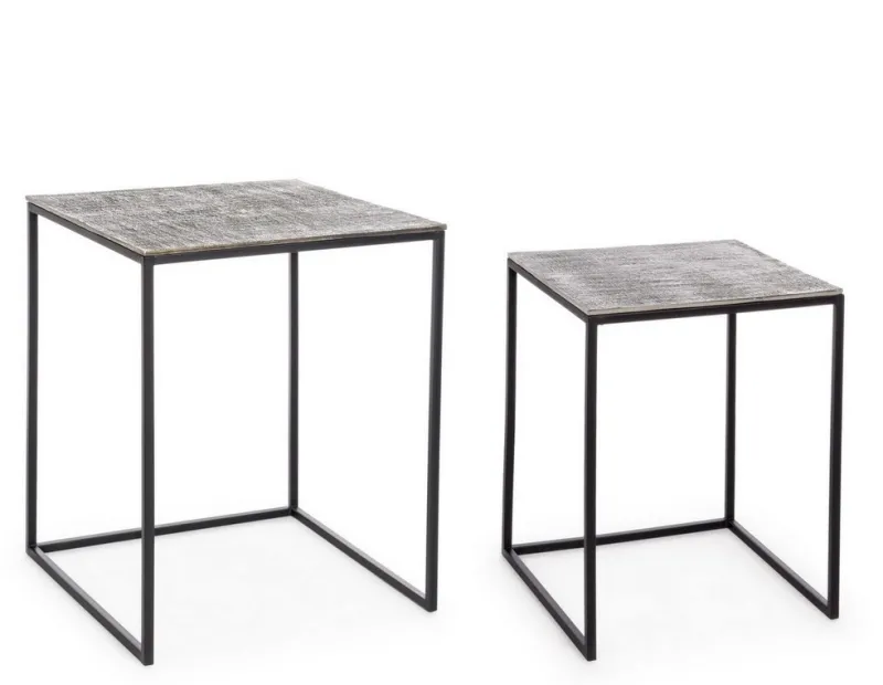 Online Bizzotto SET2 TAVOLINI IN METALLO - TAHIR