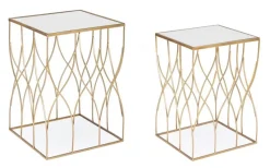 Best Bizzotto SET2 TAVOLINI IN METALLO J18 - ELENOR