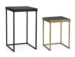 Outlet Bizzotto SET2 TAVOLINO YAMIR QU