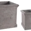 Online Bizzotto SET2 VASO CEMENT QU GRIGIO