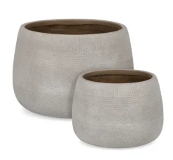 Sale Bizzotto SET2 VASO RIGO BOMB BEIGE BASSO