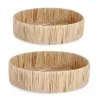 Online Bizzotto SET2 VASSOIO DECORATIVO BAGAN TO NATURAL