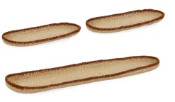 Outlet Bizzotto SET3 VASSOIO DECORATIVO TUY NATUR MARRON