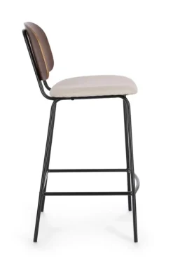 Outlet Bizzotto SGABELLO BAR BEIGE - SIENNA