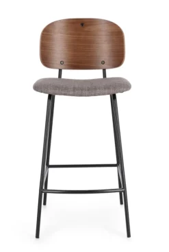Discount Bizzotto SGABELLO BAR GRIGIO - SIENNA