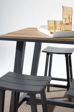 Sale Bizzotto SGABELLO BAR IN ALLUMINIO ANTRACITE YK13 - SKIPPER