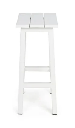 Clearance Bizzotto SGABELLO BAR IN ALLUMINIO BIANCO YK11 - SKIPPER