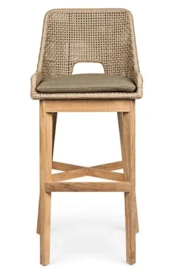 Discount Bizzotto SGABELLO BAR IN CORDA PER ESTERNO TOROTRA - HESPERIA