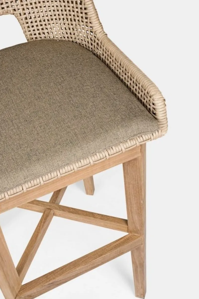 Discount Bizzotto SGABELLO BAR IN CORDA PER ESTERNO TOROTRA - HESPERIA