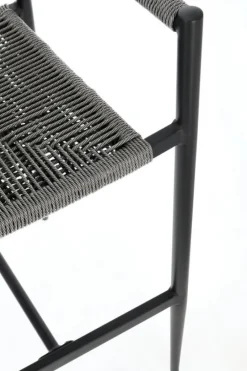 Bizzotto SGABELLO BAR JANDIA ANTRACITE/GRIGIO