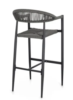 Online Bizzotto SGABELLO BAR JANDIA ANTRACITE/GRIGIO